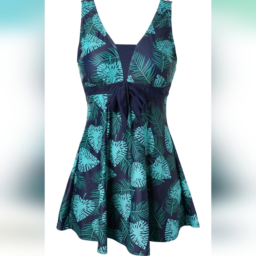 ECUPPER One Piece Tummy Control Swimdress
